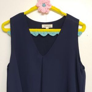 Large dark blue women's tank top